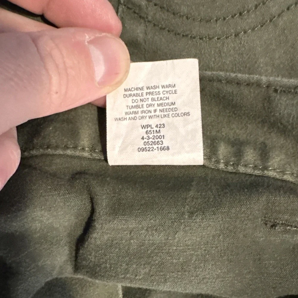 Levis Red Tab 550 Womens 24M (40 X 30) Relaxed Fit Plus Green Pants‎ High Rise